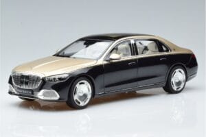 Mercedes Maybach S680 X223 Kulta Musta Metallic Norev 1:18 183917 Metalli