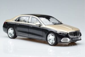 Mercedes Maybach S680 X223 Kulta Musta Metallic Norev 1:18 183917 Metalli — kuva 5 / 7
