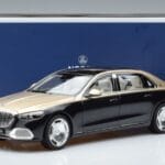 Mercedes Maybach S680 X223 Kulta Musta Metallic Norev 1:18 183917 Metalli - image 7 of 7