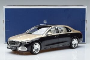 Mercedes Maybach S680 X223 Kulta Musta Metallic Norev 1:18 183917 Metalli — kuva 7 / 7