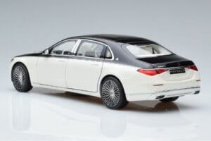 Mercedes Maybach S680 X223 Valkoinen Norev 1:18 B66961424 Metalli — kuva 6 / 7