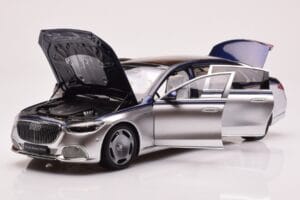Mercedes Maybach S680 W223 Nautical Sininen Cirrus Hopea Almost Real 1:18 820125 Metalli — kuva 2 / 8