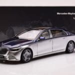 Mercedes Maybach S680 W223 Nautical Sininen Cirrus Hopea Almost Real 1:18 - image 8 of 8
