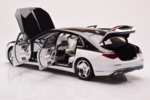 Mercedes Maybach S680 W223 Obsidian Musta Diamond Valkoinen Almost Real 1:18 820121 Metalli — kuva 4 / 7
