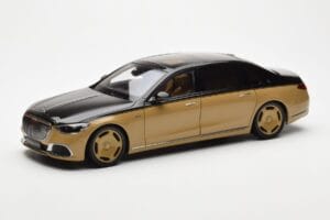 Mercedes Maybach S680 W223 Obsidian Musta Sand Almost Real 1:18 820124