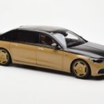 Mercedes Maybach S680 W223 Obsidian Musta Sand Almost Real 1:18 - image 5 of 7
