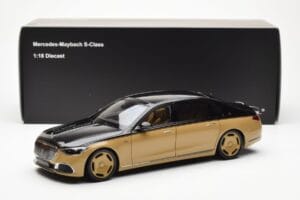 Mercedes Maybach S680 W223 Obsidian Musta Sand Almost Real 1:18 820124 Metalli — kuva 7 / 7