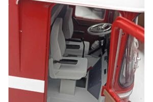 Mercedes O317 Porsche Transporter Punainen CMR 1:18 CMR149 Metalli — kuva 11 / 12