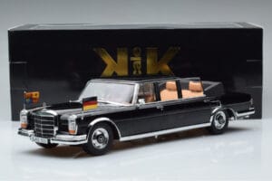 Mercedes 600 Pullman W100 Landaulet Queen Elizabeth II KK-Scale 1:18 KKDC181185 Metalli — kuva 6 / 6