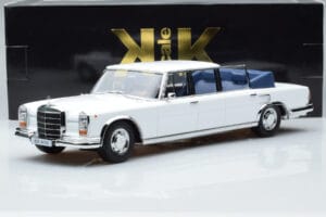 Mercedes 600 Pullman W100 Landaulet Valkoinen KK-Scale 1:18 KKDC181184 Metalli — kuva 6 / 6