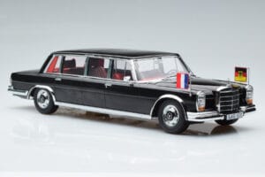 Mercedes 600 Pullman W100 W. Brandt G. Pompidou KK-Scale 1:18 KKDC181134 Metalli — kuva 4 / 6