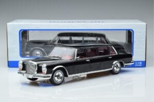 Mercedes 600 LWB Pullman W100 Musta MCG 1:18 MCG18187 Metalli — kuva 6 / 6