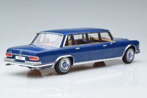 Mercedes S-Class 600 W100 LWB Pullman Tummansininen MCG 1:18 MCG18189 Metalli — kuva 2 / 6