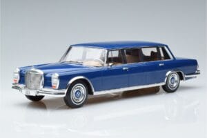 Mercedes S-Class 600 W100 LWB Pullman Tummansininen MCG 1:18 MCG18189 Metalli