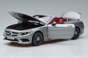 Mercedes S-Class A217 Cabriolet Harmaa Norev 1:18 B66960355 Metalli — kuva 2 / 8