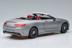 Mercedes S-Class A217 Cabriolet Harmaa Norev 1:18 B66960355 Metalli — kuva 3 / 8