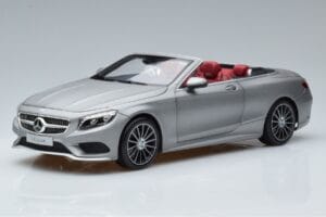 Mercedes S-Class A217 Cabriolet Harmaa Norev 1:18 B66960355 Metalli