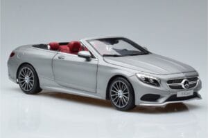 Mercedes S-Class A217 Cabriolet Harmaa Norev 1:18 B66960355 Metalli — kuva 6 / 8