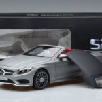 Mercedes S-Class A217 Cabriolet Harmaa Norev 1:18 B66960355 Metalli - image 8 of 8