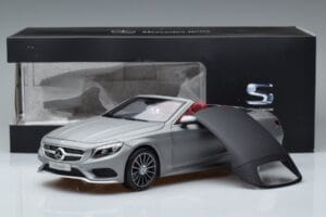 Mercedes S-Class A217 Cabriolet Harmaa Norev 1:18 B66960355 Metalli — kuva 8 / 8