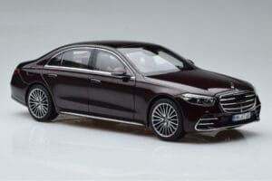 Mercedes S-Class W223 AMG Line Punainen Norev 1:18 183804 Metalli — kuva 6 / 8