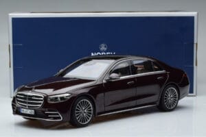 Mercedes S-Class W223 AMG Line Punainen Norev 1:18 183804 Metalli — kuva 8 / 8