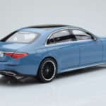 Mercedes S-Class W223 Vintage Sininen Norev 1:18 - image 3 of 7