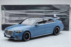 Mercedes S-Class W223 Vintage Sininen Norev 1:18 B66960828 Metalli — kuva 7 / 7