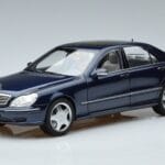 Mercedes S55 AMG W220 Sininen Norev 1:18 183817 Metalli