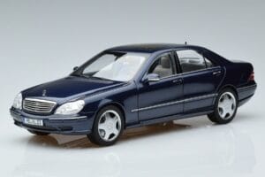 Mercedes S55 AMG W220 Sininen Norev 1:18 183817 Metalli