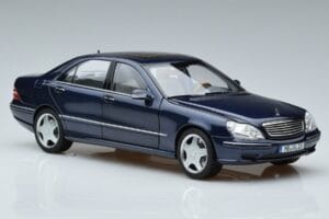 Mercedes S55 AMG W220 Sininen Norev 1:18 183817 Metalli — kuva 5 / 7