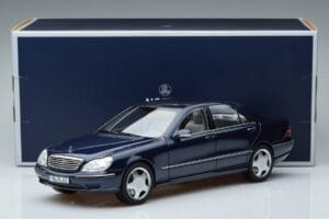 Mercedes S55 AMG W220 Sininen Norev 1:18 183817 Metalli — kuva 7 / 7