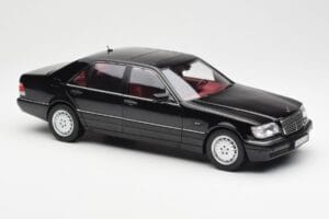 Mercedes S600 W140 Musta Norev 1:18 183722 Metalli — kuva 6 / 8