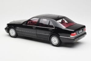 Mercedes S600 W140 Musta Norev 1:18 183722 Metalli — kuva 7 / 8