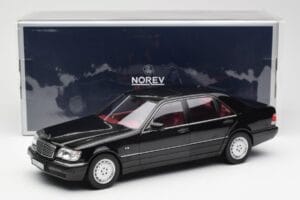 Mercedes S600 W140 Musta Norev 1:18 183722 Metalli — kuva 8 / 8