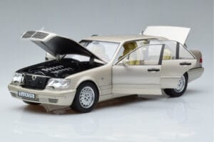 Mercedes S600 W140 Hopea Norev 1:18 183723 Metalli — kuva 2 / 7