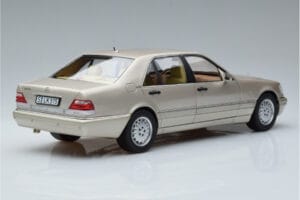 Mercedes S600 W140 Hopea Norev 1:18 183723 Metalli — kuva 3 / 7