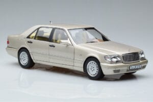 Mercedes S600 W140 Hopea Norev 1:18 183723 Metalli — kuva 5 / 7