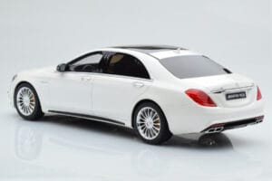Mercedes AMG S65 W222 Valkoinen GT Spirit 1:18 B66960371 Hartsi — kuva 5 / 8