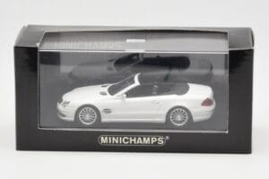 Mercedes SL 55 AMG R230 Valkoinen Minichamps 1:43 400036170 Metalli — kuva 4 / 4