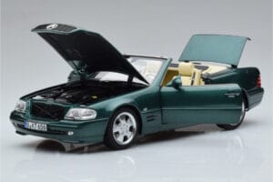 Mercedes SL500 R129 Vihreä Metallic Norev 1:18 183753 Metalli — kuva 2 / 8
