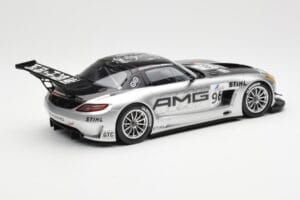 Mercedes SLS AMG GT3 #96 M. Hakkinen AMG Customer Sports 6 Hours of Zhuhai ILMC 2011 Minichamps 1:18 B66960197 Metalli — kuva 2 / 6