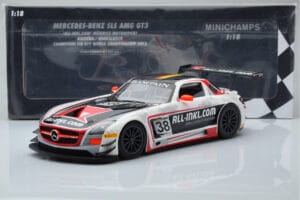 Mercedes SLS AMG GT3 Munnich Motorsport #38 M. Basseng / M. Winkelhock Champions FIA GT1 World Championship 2012 Minichamps 1 — kuva 6 / 6