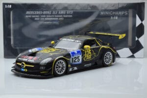 Mercedes SLS AMG GT3 Rowe Racing #125 Zehe / Bullitt / Renger / Hartung ADAC 24 Hours of Nurburgring 2013 Minichamps 1:18 151 — kuva 6 / 6