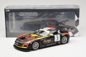 Mercedes SLS AMG GT3 #3 Team Abu Dhabi By Black Falcon K. Al Qubaisi / M. Bleekemolen / B. Schneider Winners Gulf 12 Hours Ab — kuva 6 / 6