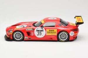 Mercedes SLS AMG GT3 #35 Team Black Falcon T. Heyer / Jafer / Lemeret 24 Hours of Spa 2011 Minichamps 1:18 151113135 Metalli — kuva 3 / 6