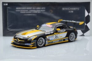 Mercedes SLS AMG GT3 Team Erebus Motorsport #36 B. Schneider / A. Jager / C. Roloff Winners Bathurst 12 Hours 2013 Minichamps — kuva 6 / 6