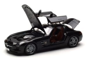 Mercedes SLS AMG Obsidian Musta Metallic Minichamps 1:18 B66960042 Metalli — kuva 2 / 7