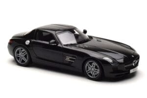 Mercedes SLS AMG Obsidian Musta Metallic Minichamps 1:18 B66960042 Metalli — kuva 5 / 7