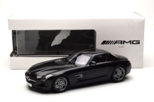 Mercedes SLS AMG Obsidian Musta Metallic Minichamps 1:18 B66960042 Metalli — kuva 7 / 7